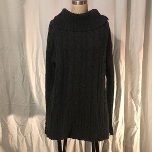 Dark grey long sweater